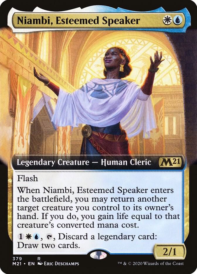 Niambi, Esteemed Speaker (Extended Art) [Core Set 2021] 379