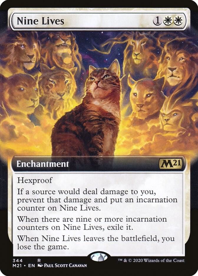 Nine Lives (Extended Art) [Core Set 2021] 344