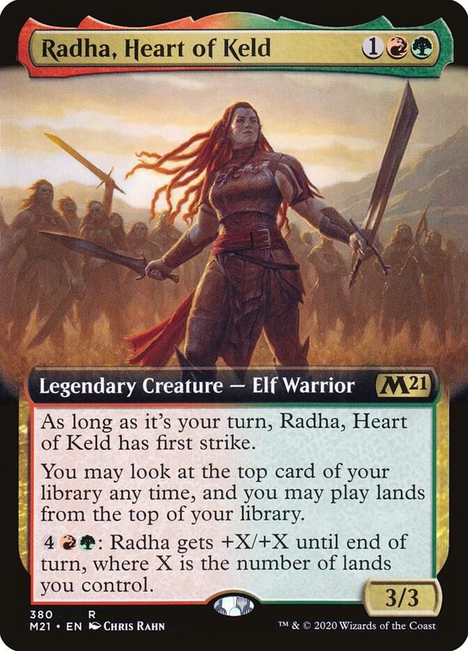 Radha, Heart of Keld (Extended Art) [Core Set 2021] 380