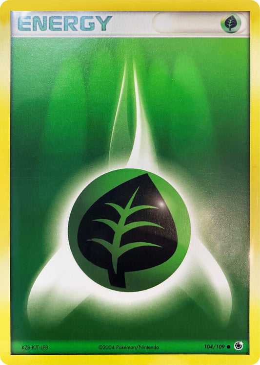 Grass Energy - 104/109 (EX Hidden Legends) [Deck Exclusives] 104/109