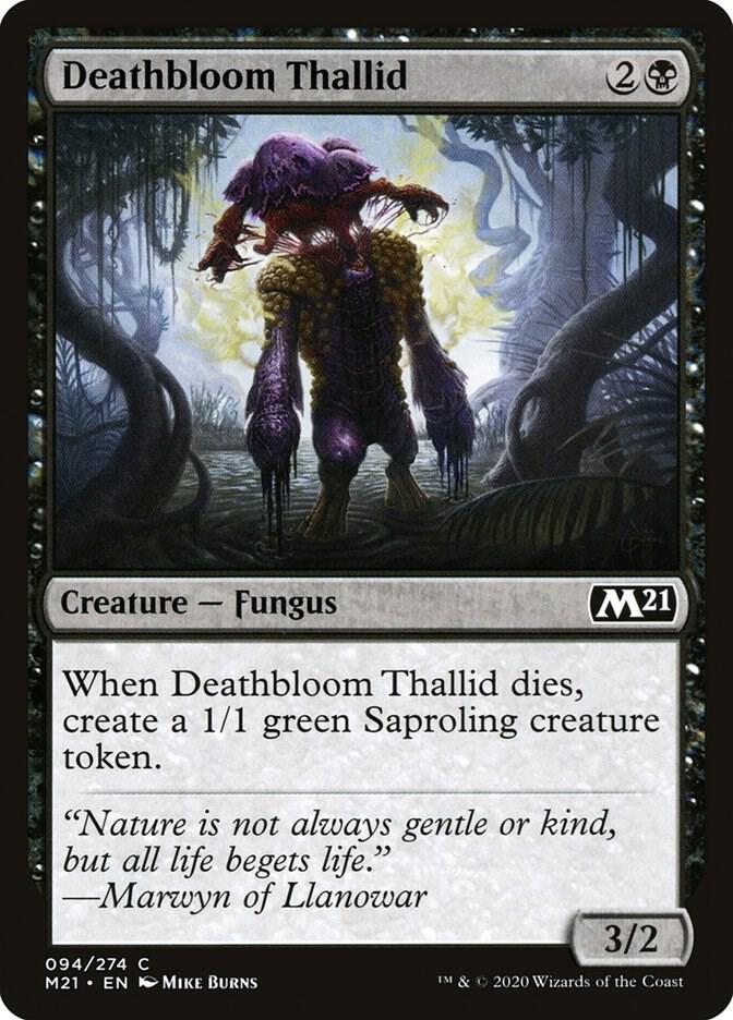 Deathbloom Thallid [Core Set 2021] 94