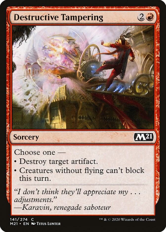 Destructive Tampering [Core Set 2021] 141