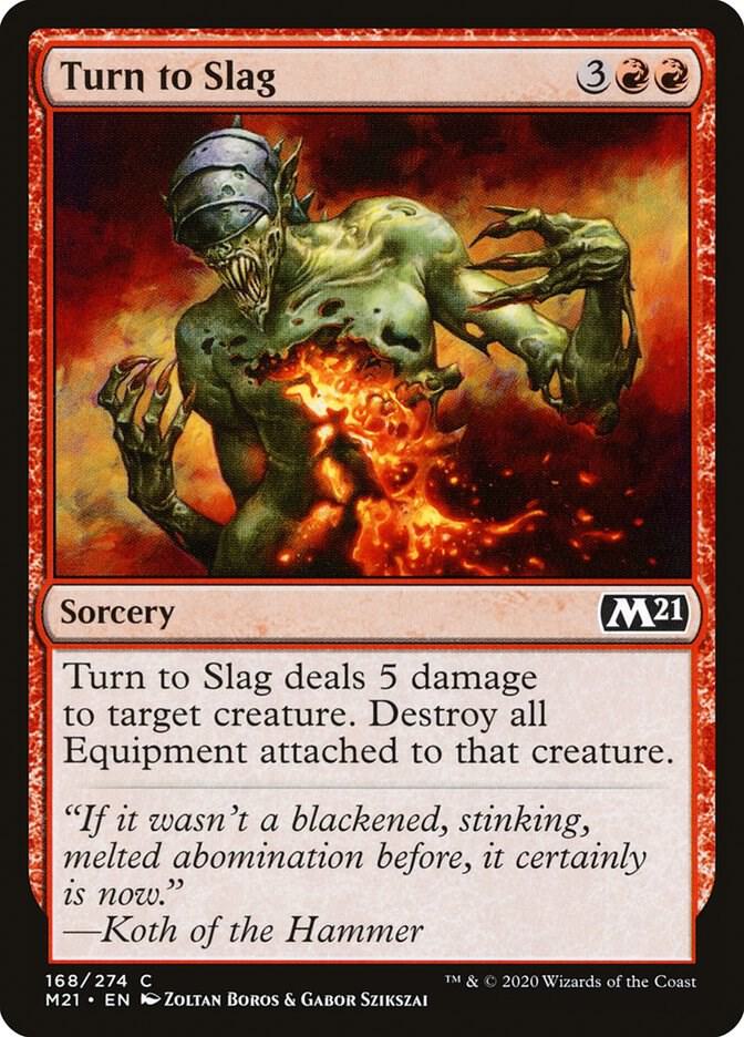 Turn to Slag [Core Set 2021] 168