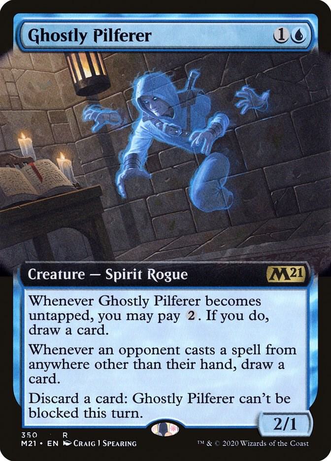 Ghostly Pilferer (Extended Art) [Core Set 2021] 350