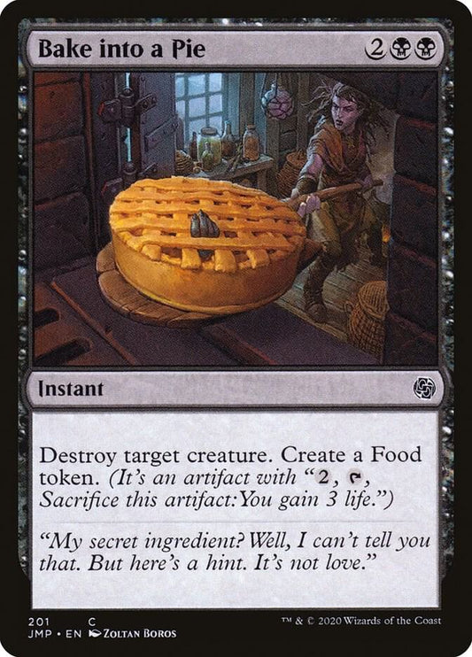 Bake into a Pie [Jumpstart] 201
