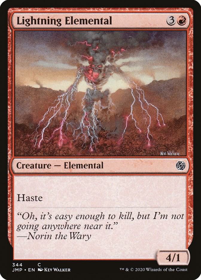 Lightning Elemental [Jumpstart] 344