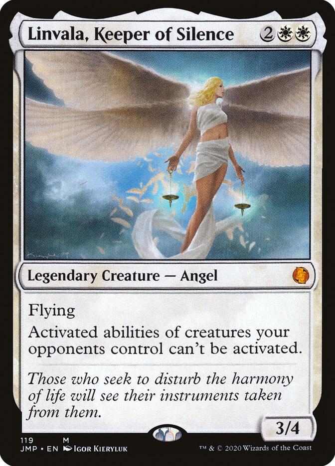Linvala, Keeper of Silence [Jumpstart] 119