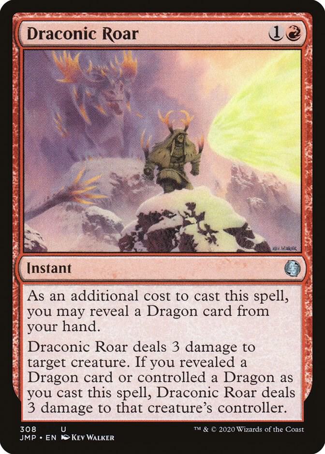 Draconic Roar [Jumpstart] 308