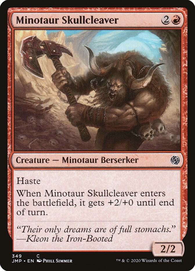 Minotaur Skullcleaver [Jumpstart] 349