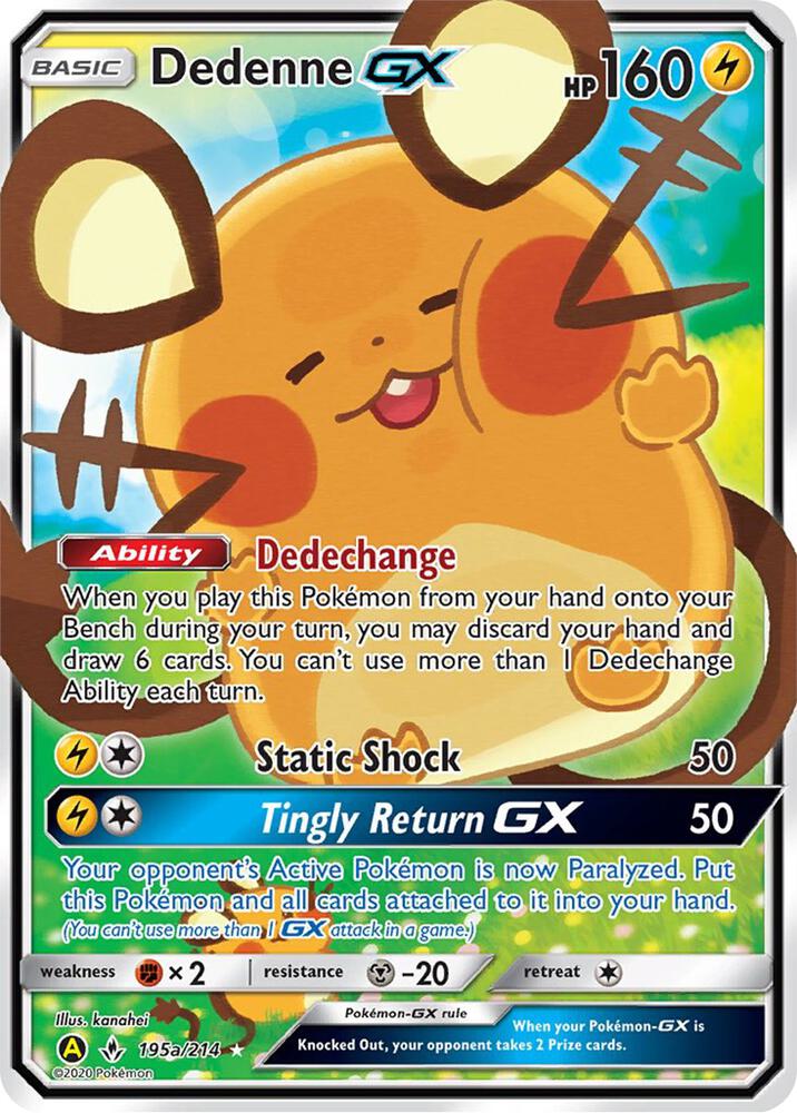 Dedenne GX - 195a/214 [Alternate Art Promos] 195a/214