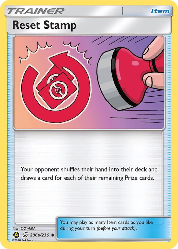 Reset Stamp - 206a/236 [Alternate Art Promos] 206a/236