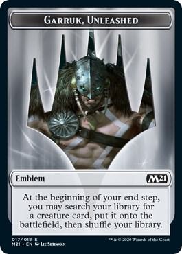 Emblem - Garruk, Unleashed [Core Set 2021] 17
