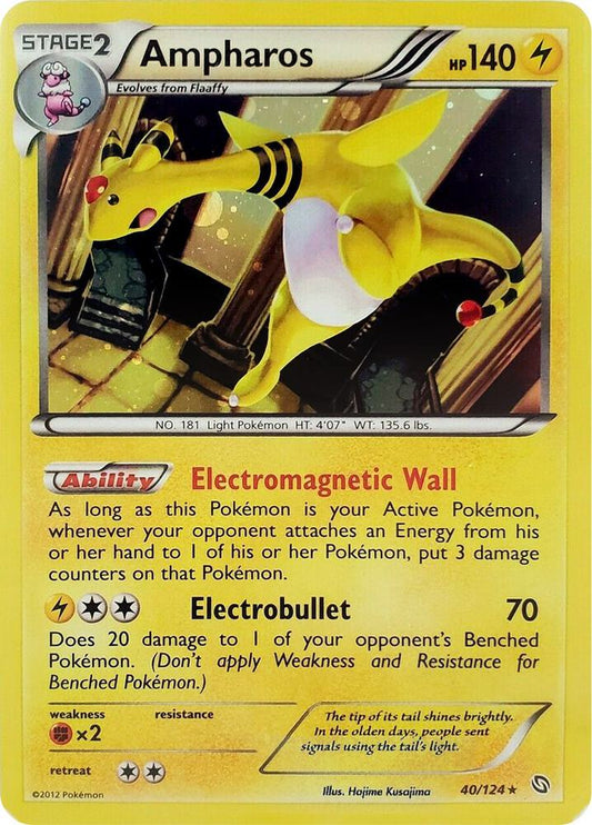 Ampharos - 40/124 (Cosmos Holo) [Blister Exclusives] 040/124
