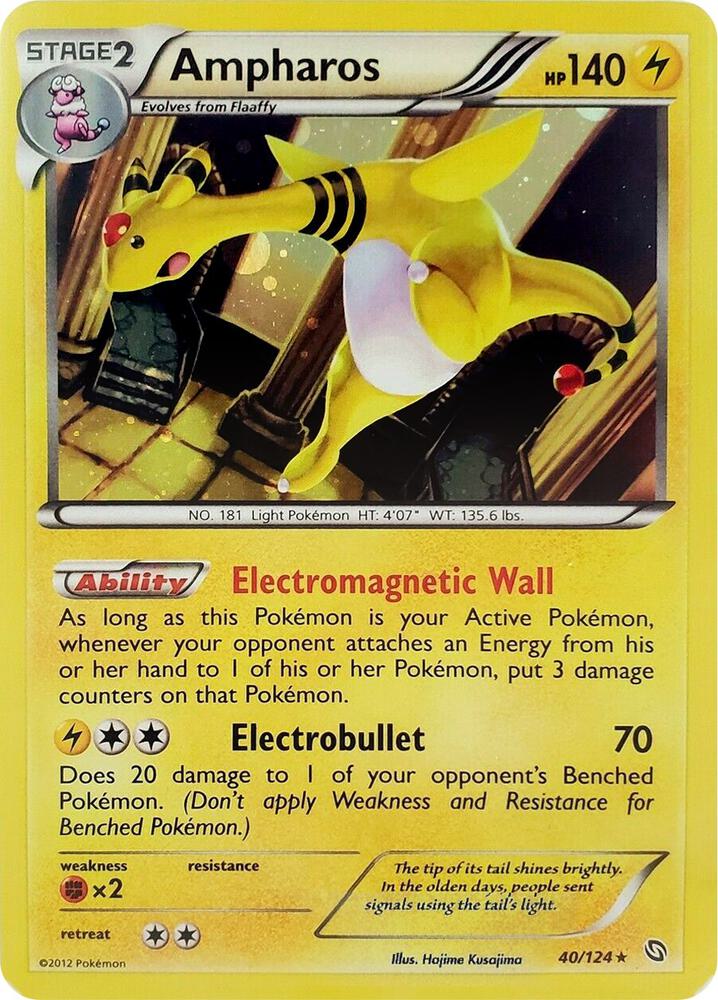 Ampharos - 40/124 (Cosmos Holo) [Blister Exclusives] 040/124
