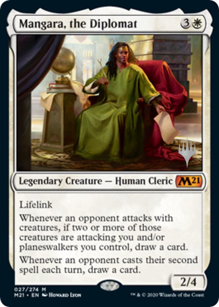 Mangara, the Diplomat [Promo Pack: Core Set 2021] 27