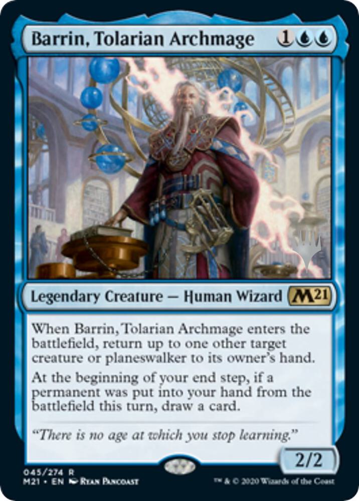 Barrin, Tolarian Archmage [Promo Pack: Core Set 2021] 45