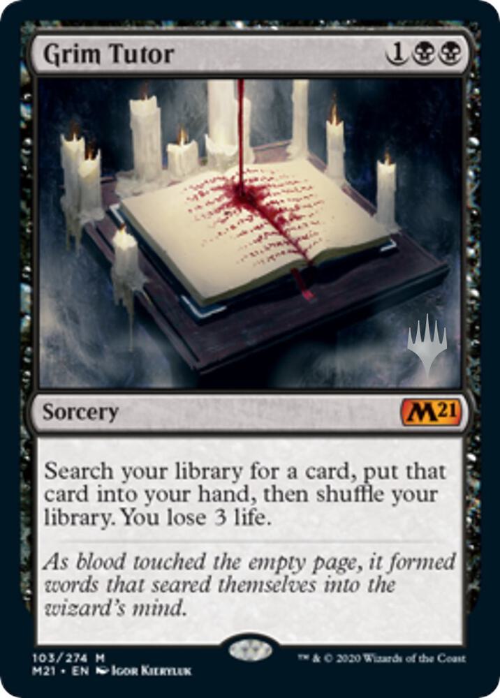 Grim Tutor [Promo Pack: Core Set 2021] 103