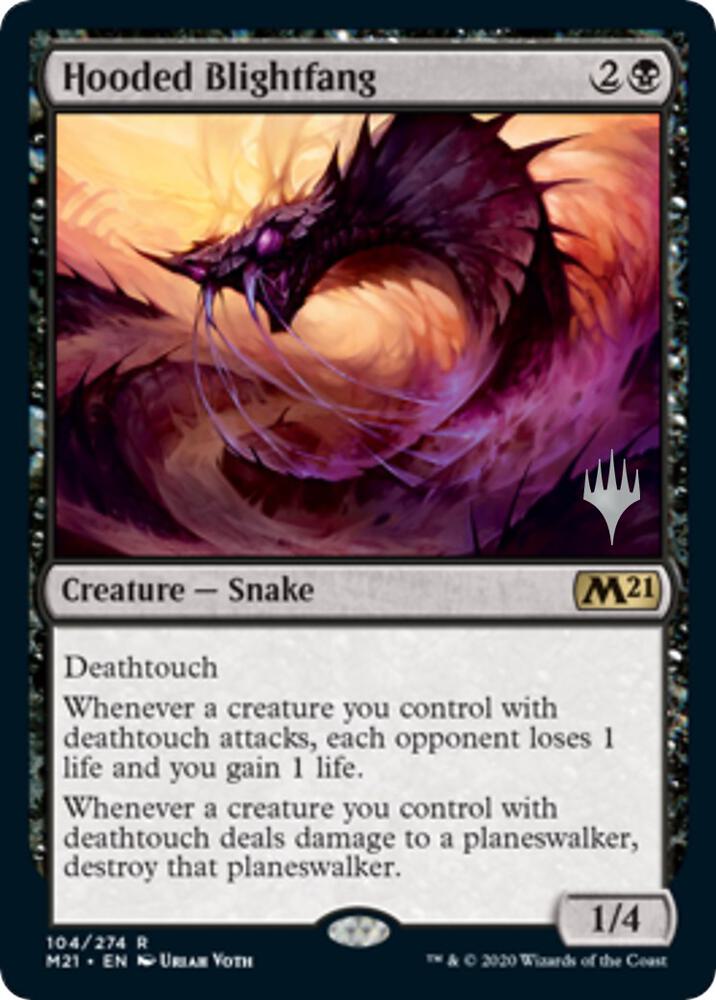 Hooded Blightfang [Promo Pack: Core Set 2021] 104