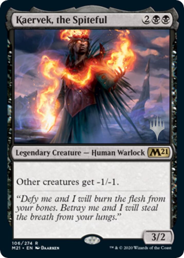Kaervek, the Spiteful [Promo Pack: Core Set 2021] 106