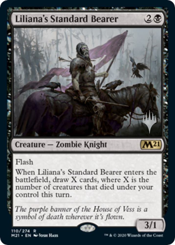 Liliana's Standard Bearer [Promo Pack: Core Set 2021] 110