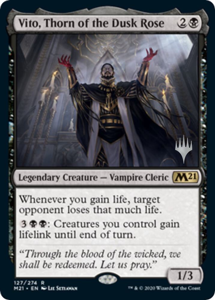 Vito, Thorn of the Dusk Rose [Promo Pack: Core Set 2021] 127