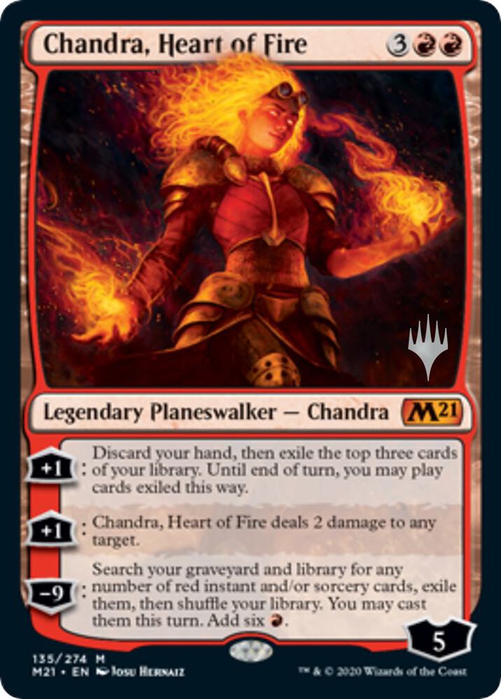 Chandra, Heart of Fire [Promo Pack: Core Set 2021] 135