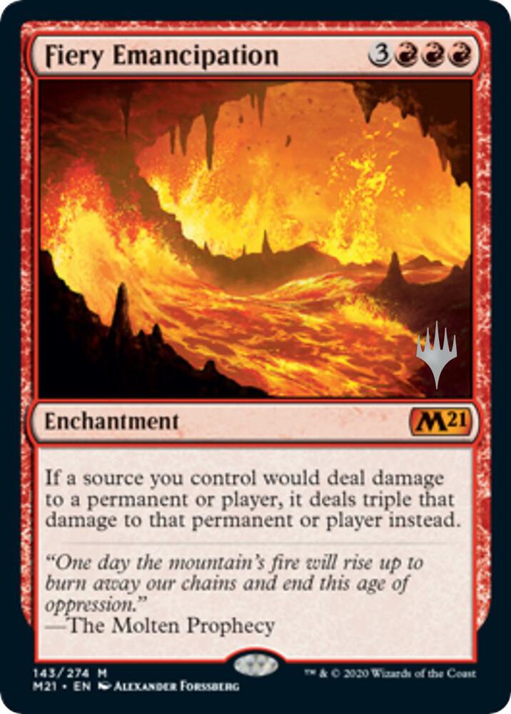 Fiery Emancipation [Promo Pack: Core Set 2021] 143