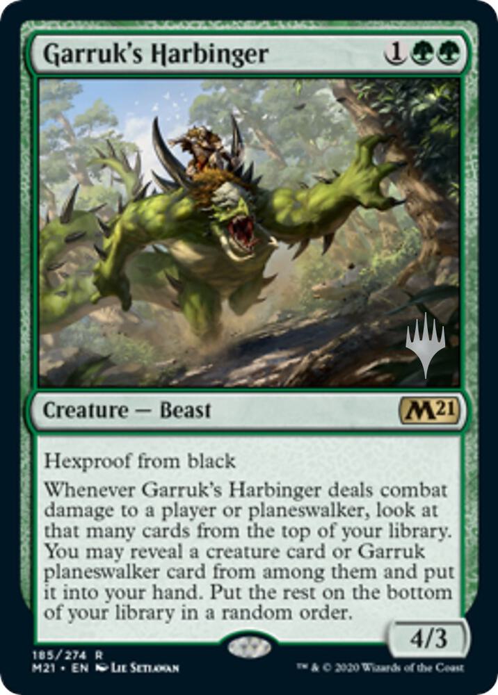 Garruk's Harbinger [Promo Pack: Core Set 2021] 185