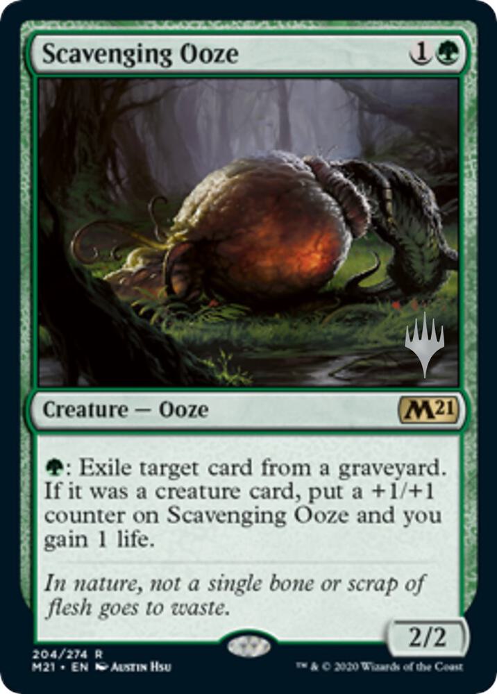 Scavenging Ooze [Promo Pack: Core Set 2021] 204