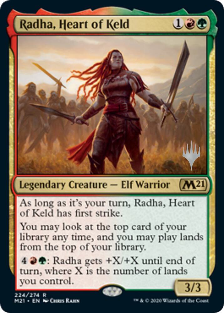 Radha, Heart of Keld [Promo Pack: Core Set 2021] 224