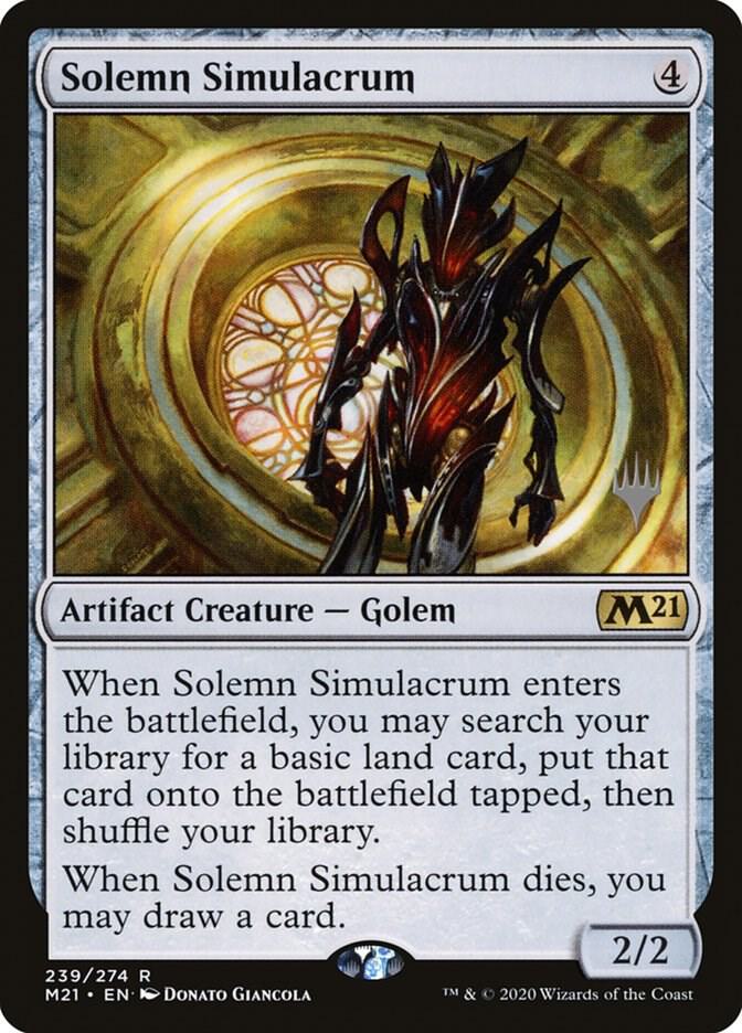 Solemn Simulacrum [Promo Pack: Core Set 2021] 239