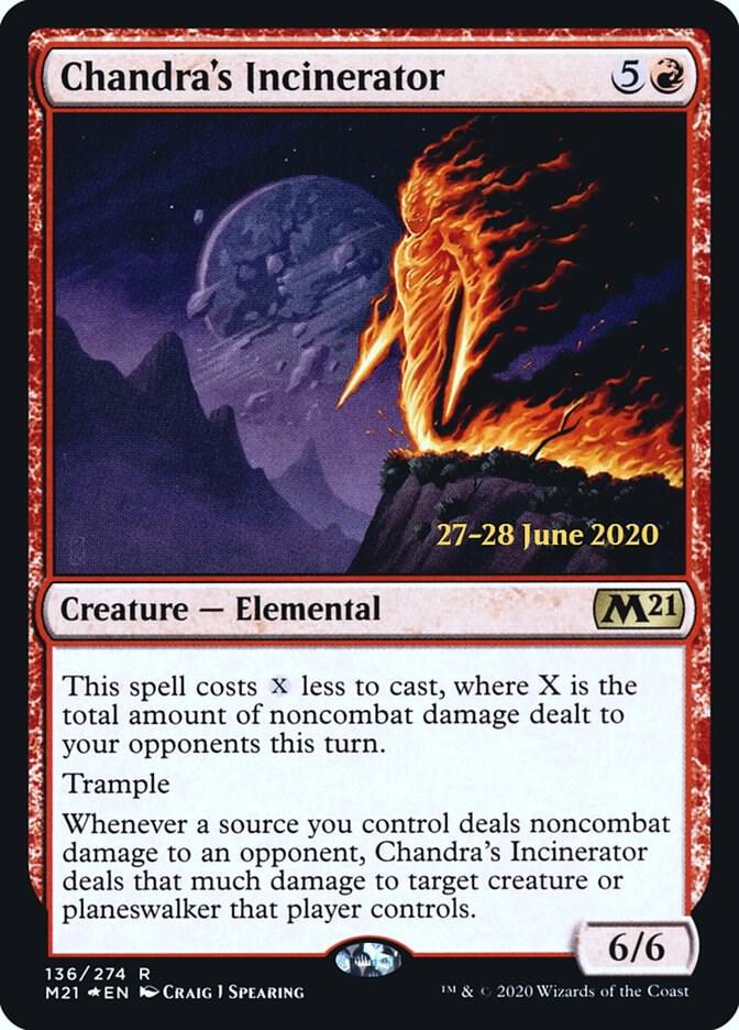 Chandra's Incinerator [Prerelease Cards] 136