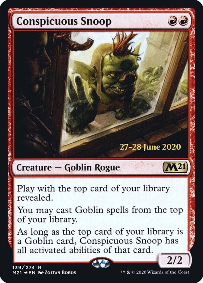 Conspicuous Snoop [Prerelease Cards] 139