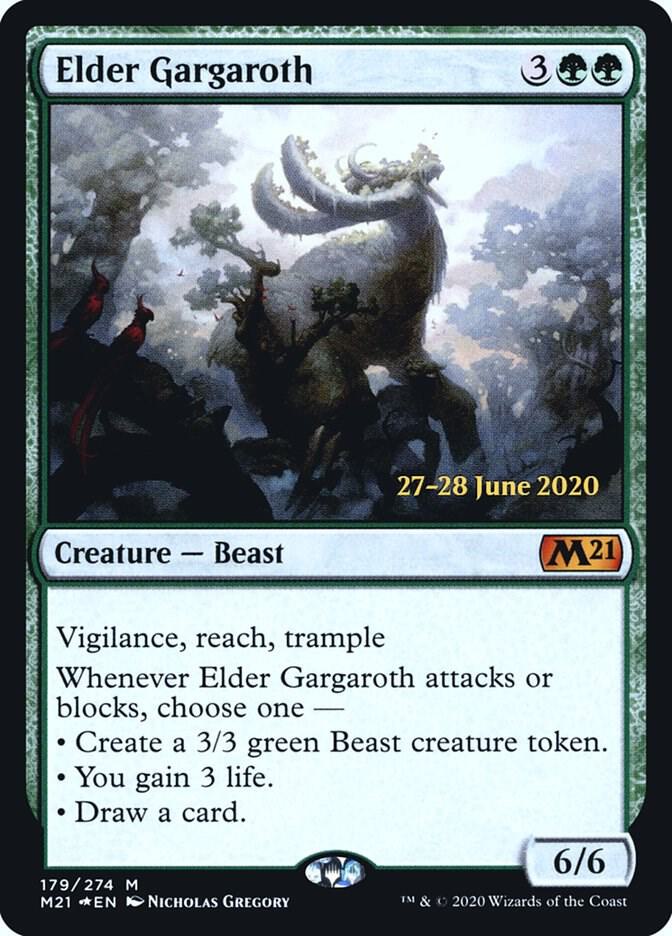 Elder Gargaroth [Prerelease Cards] 179