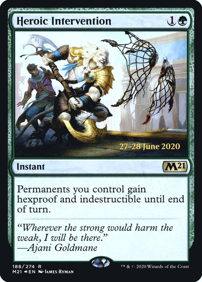 Heroic Intervention (M21) [Prerelease Cards] 188
