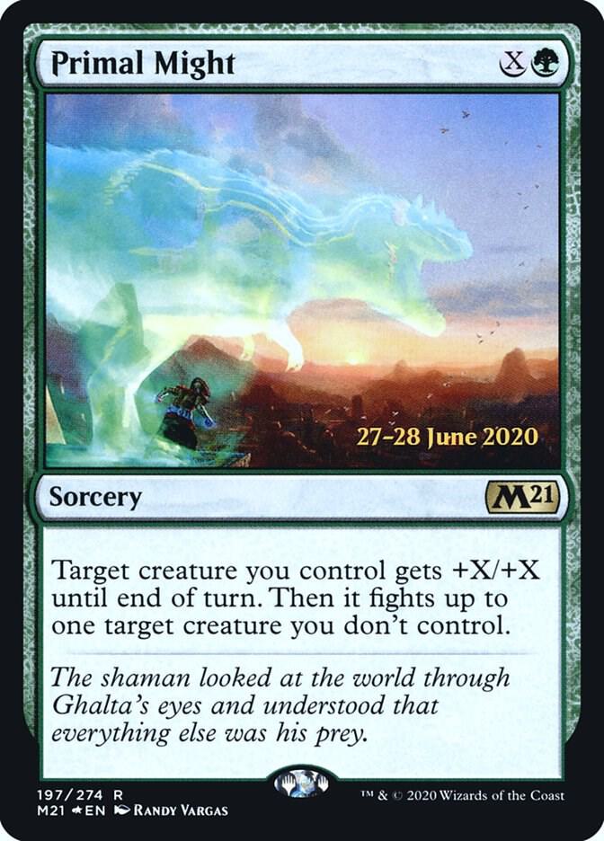 Primal Might [Prerelease Cards] 197