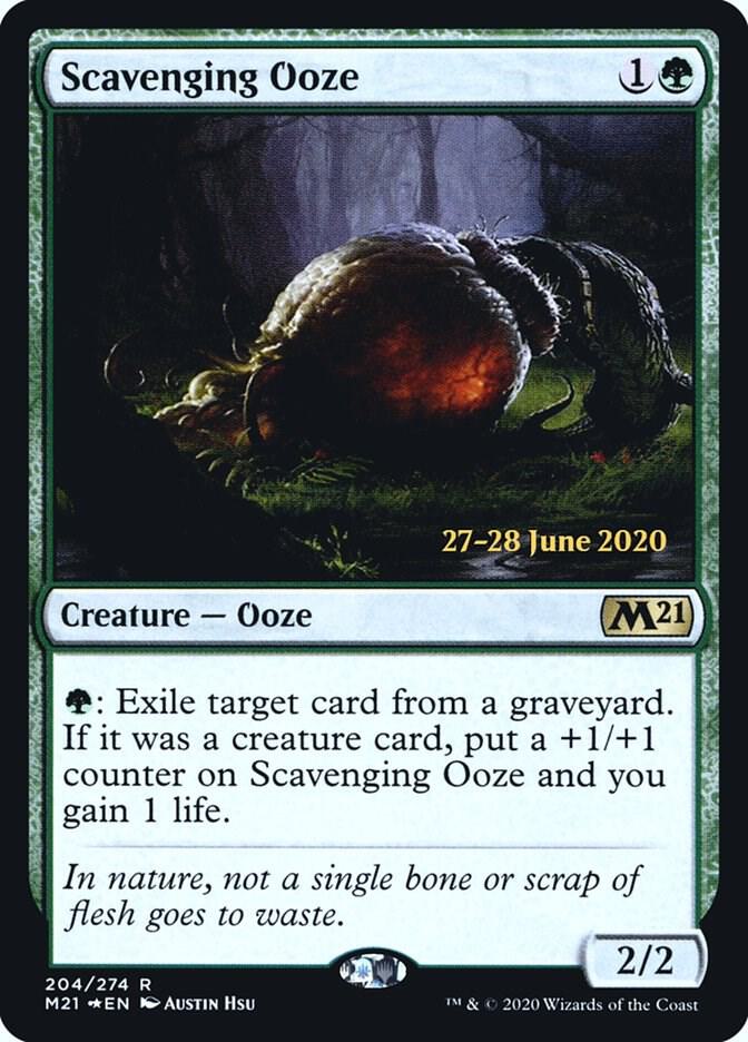 Scavenging Ooze (M21) [Prerelease Cards] 204