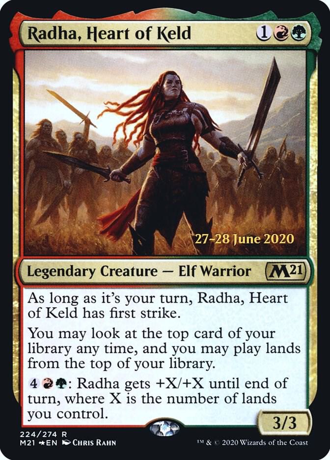 Radha, Heart of Keld [Prerelease Cards] 224