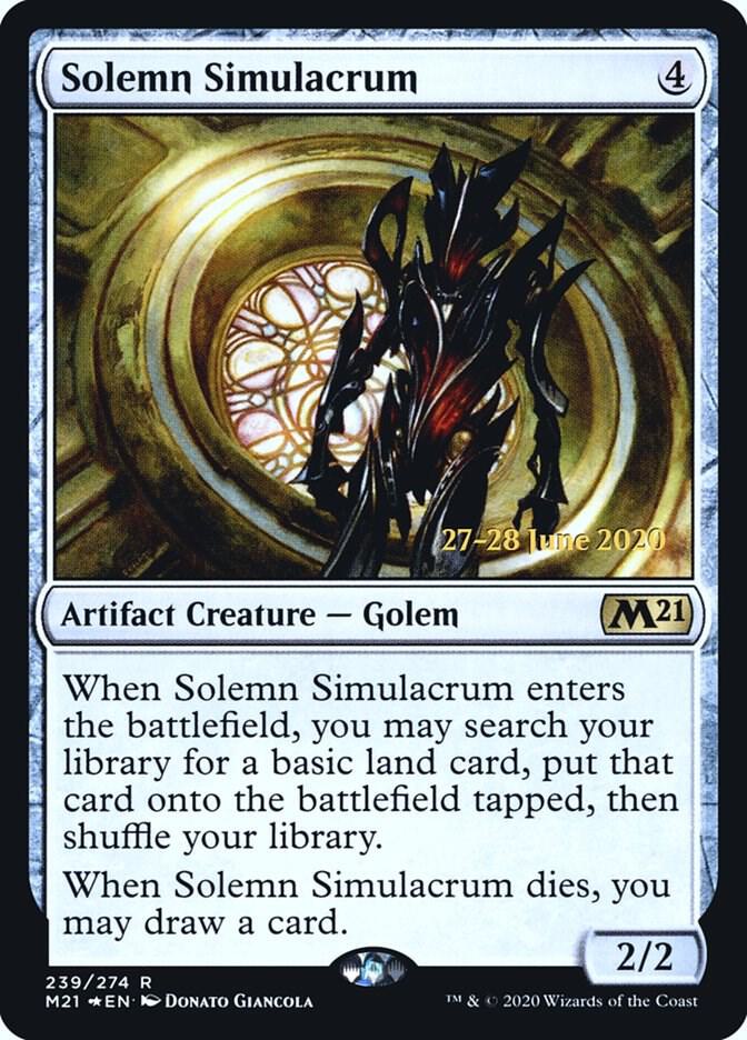 Solemn Simulacrum [Prerelease Cards] 239