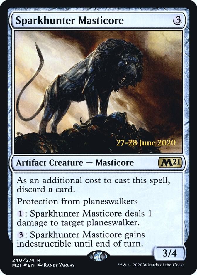 Sparkhunter Masticore [Prerelease Cards] 240