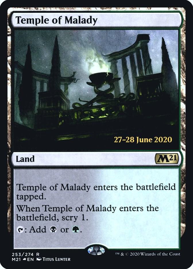 Temple of Malady (M21) [Prerelease Cards] 253