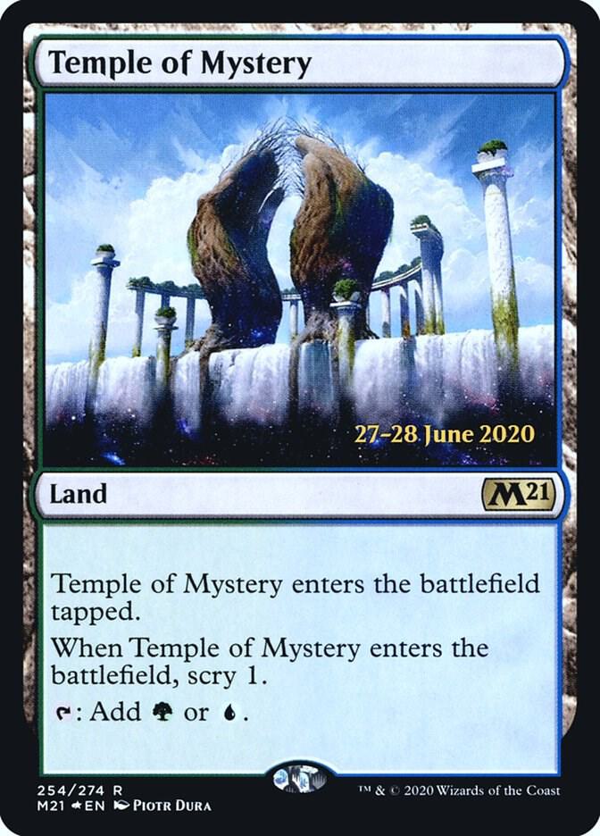 Temple of Mystery (M21) [Prerelease Cards] 254