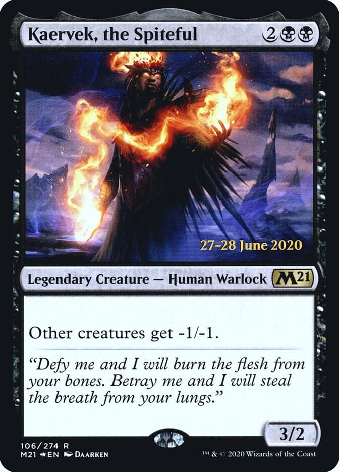 Kaervek, the Spiteful [Prerelease Cards] 106