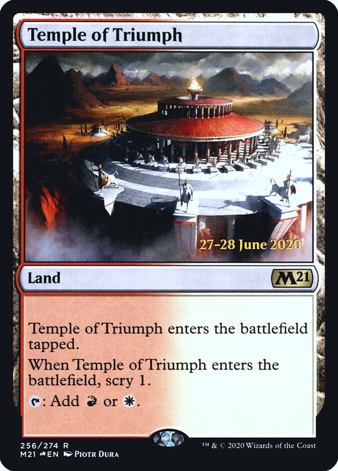 Temple of Triumph (M21) [Prerelease Cards] 256