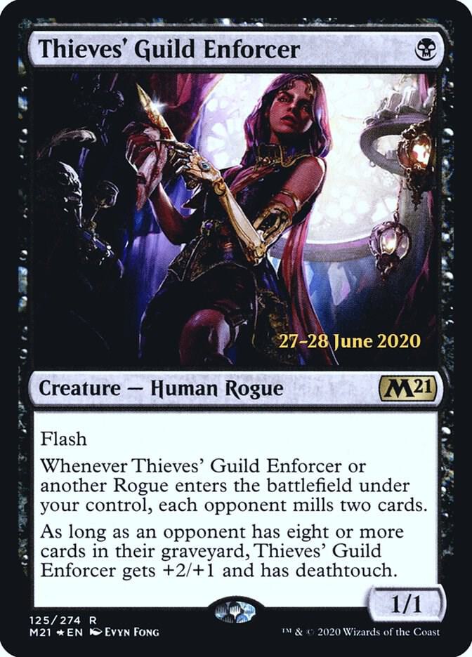 Thieves' Guild Enforcer [Prerelease Cards] 125