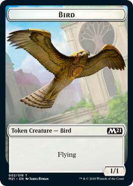 Bird // Demon Double-Sided Token [Core Set 2021] 2 // 6