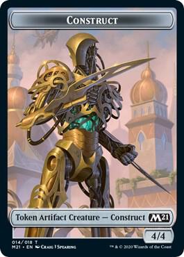 Construct // Soldier Double-Sided Token [Core Set 2021] 14 // 5