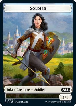 Soldier // Treasure Double-sided Token [Core Set 2021] 5