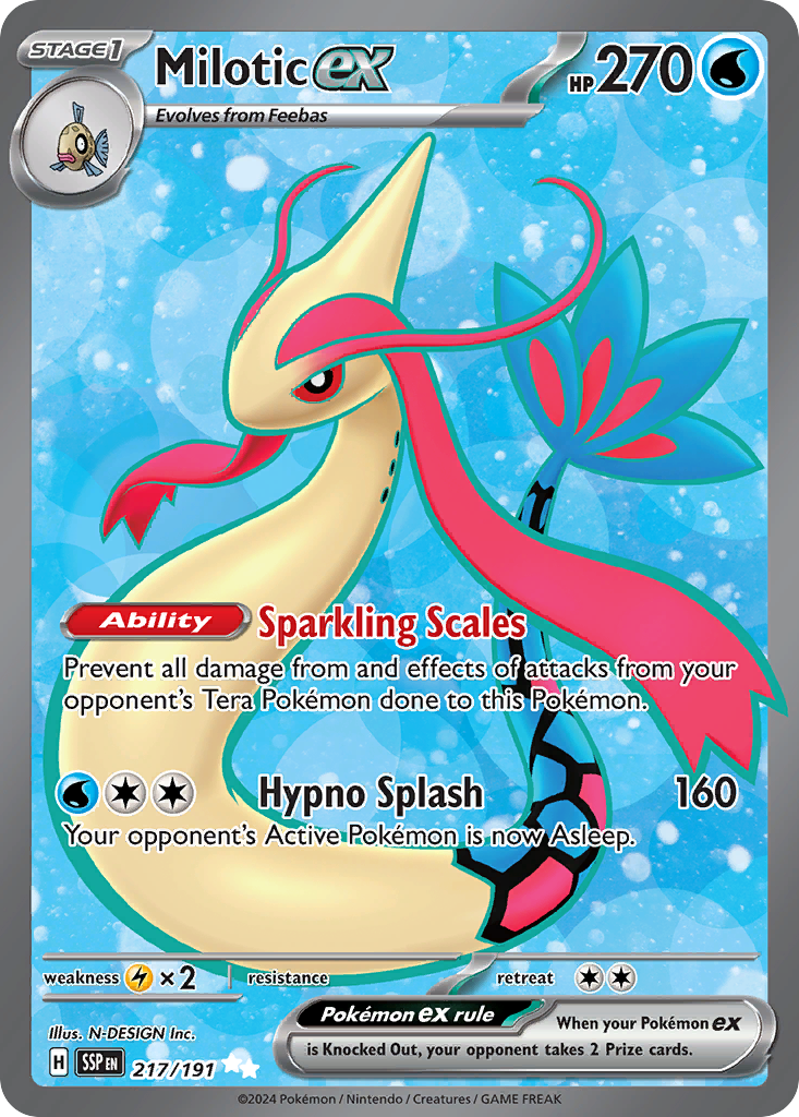 Milotic ex - 217/191 Surging Sparks