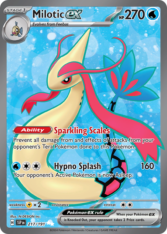 Milotic ex - 217/191 Surging Sparks